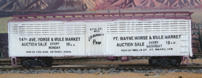 Fort Wayne Horse and Mule Car HO Kit